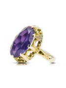 Žiedas Alksandritas 14k geltono aukso Vintage vrc134y